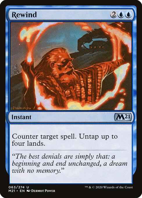 Zurückdrehen M21-63 Uncommon Excellent Englisch Foil