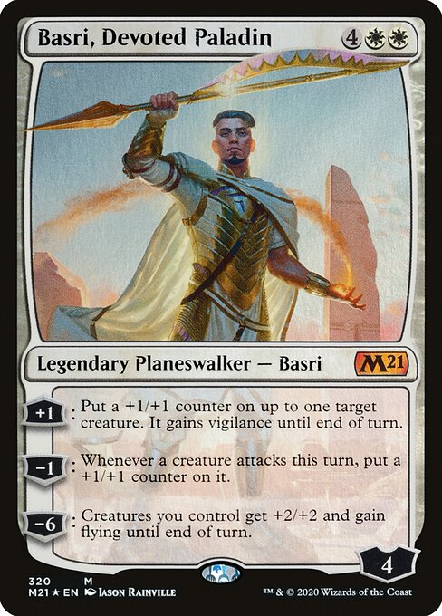 Basri, treuer Paladin XM21-320 Mythic Excellent Englisch Foil