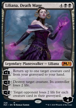 Liliana, Death Mage XM21-328 Mythic Excellent Deutsch Foil