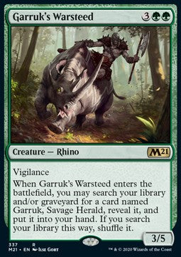 Garruk's Warsteed XM21-337 Rare Excellent Englisch
