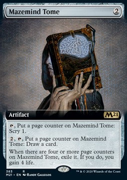 Gedankenlabyrinth-Zauberbuch XM21-383 Rare Good Englisch Foil
