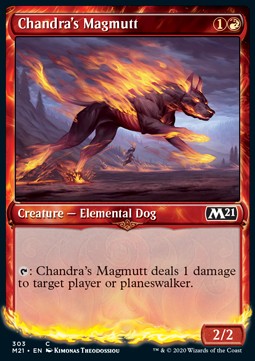 Chandras Magmaköter XM21-303 Common Excellent Englisch Foil