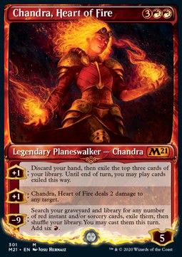 Chandra, Herz aus Feuer (V.2) XM21-301 Mythic Near Mint Englisch