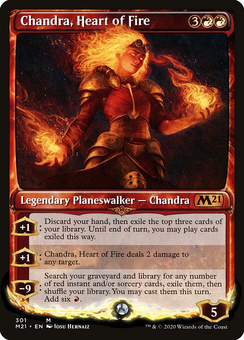 Chandra, Herz aus Feuer (V.2) XM21-301 Mythic Excellent Englisch