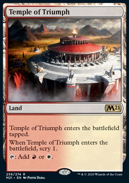 Tempel des Triumphes M21-256 Rare Excellent Englisch Foil