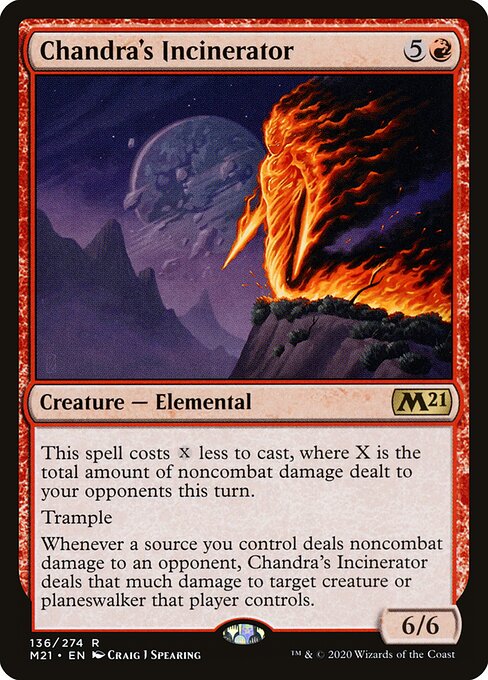 Chandras Einäscherer M21-136 Rare Excellent Englisch Foil