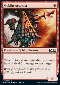 Goblin-Brandstifter M21-147 Common Near Mint Deutsch Foil