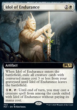 Abgott der Zähigkeit XM21-342 Rare Good Englisch Foil
