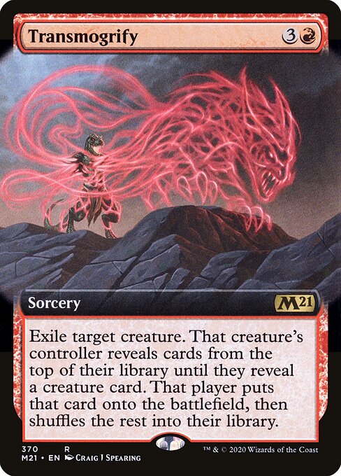 Transmogrifizieren XM21-370 Rare Excellent Englisch Foil