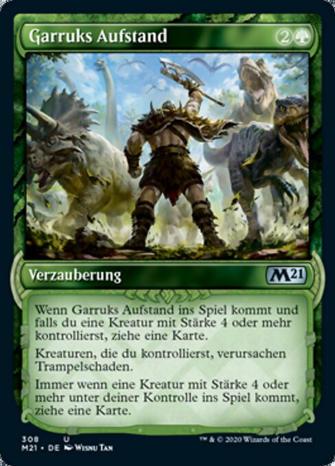 Garruks Aufstand XM21-308 Uncommon Excellent Deutsch