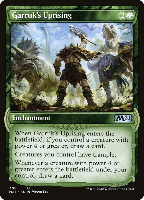 Garruk's Uprising XM21-308 Uncommon Excellent Englisch Foil