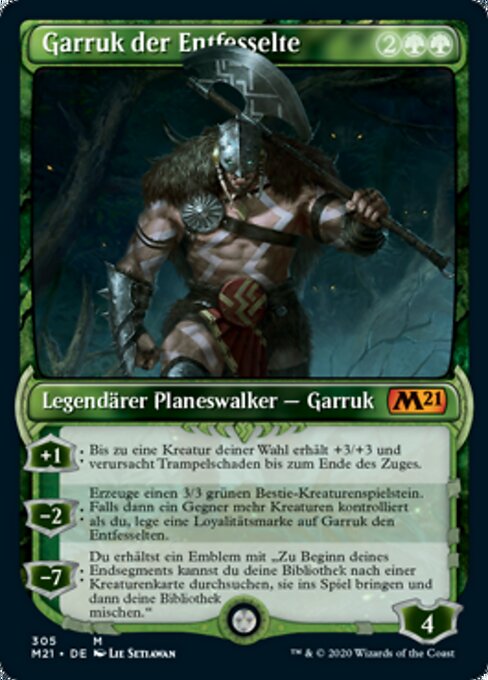 Garruk der Entfesselte (V.2) XM21-305 Mythic Near Mint Deutsch
