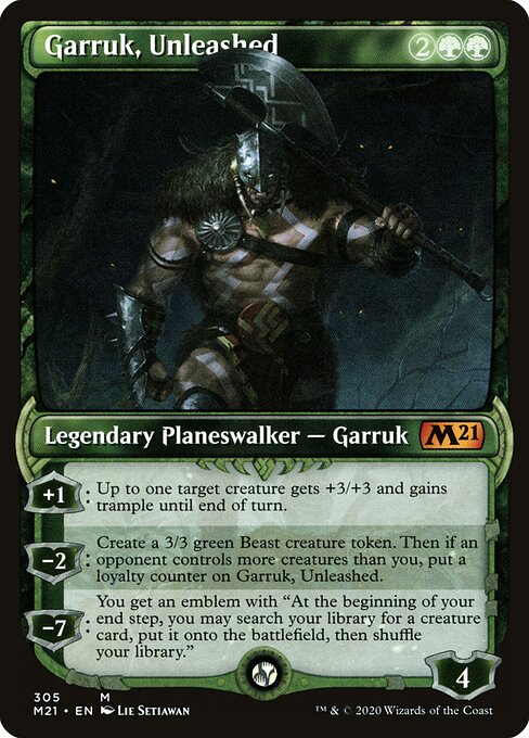 Garruk der Entfesselte (V.2) XM21-305 Mythic Near Mint Englisch