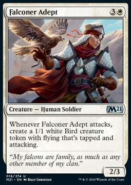 Falkner-Adeptin M21-18 Uncommon Excellent Englisch Foil