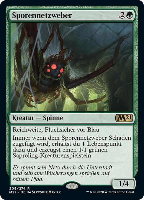 Sporennetzweber M21-208 Rare Near Mint Deutsch
