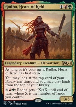 Radha, Herz von Keld M21-224 Rare Excellent Englisch Foil