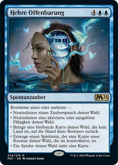 Hehre Offenbarung M21-74 Rare Near Mint Deutsch Foil