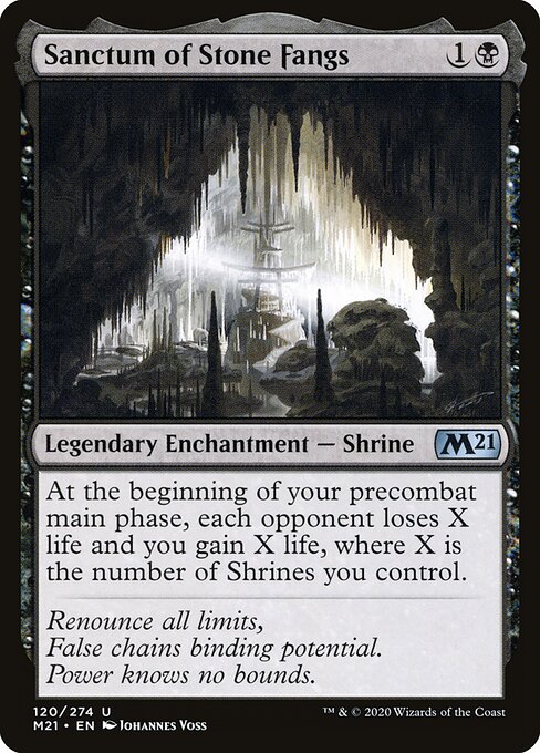 Heiligtum der steinernen Zähne M21-120 Uncommon Good Englisch Foil