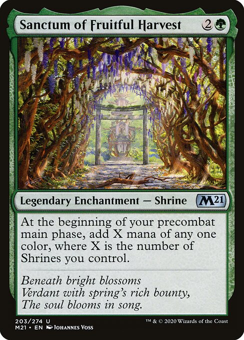 Heiligtum der reichen Ernte M21-203 Uncommon Excellent Englisch Foil