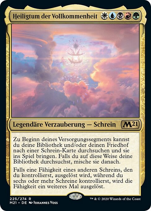 Heiligtum der Vollkommenheit M21-225 Rare Near Mint Deutsch Foil