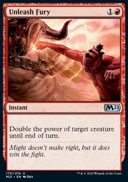 Unleash Fury M21-170 Uncommon Excellent Englisch Foil
