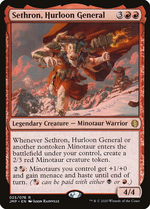 Sethron, Hurloon General JMP-25 Rare Near Mint Englisch