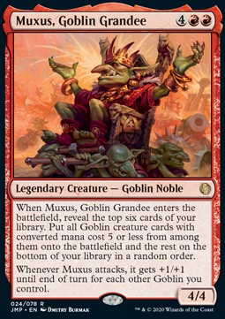 Muxus, Goblin Grandee JMP-24 Rare Near Mint Englisch