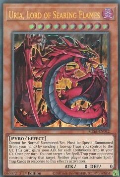 Uria, Lord of Searing Flames SDSA-042 Ultra Rare Good Englisch 1. Auflage