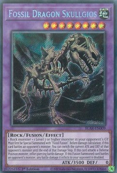 Fossildrache Schädelgios BLAR-009 Secret Rare Near Mint Deutsch 1. Auflage
