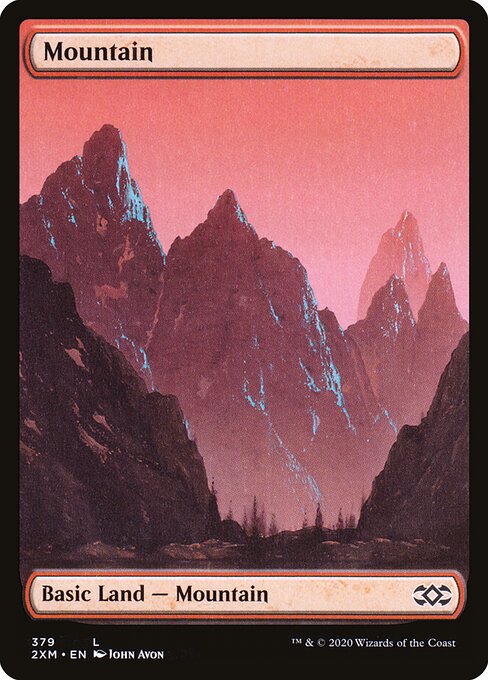Mountain X2XM-379 Land Near Mint Englisch Foil