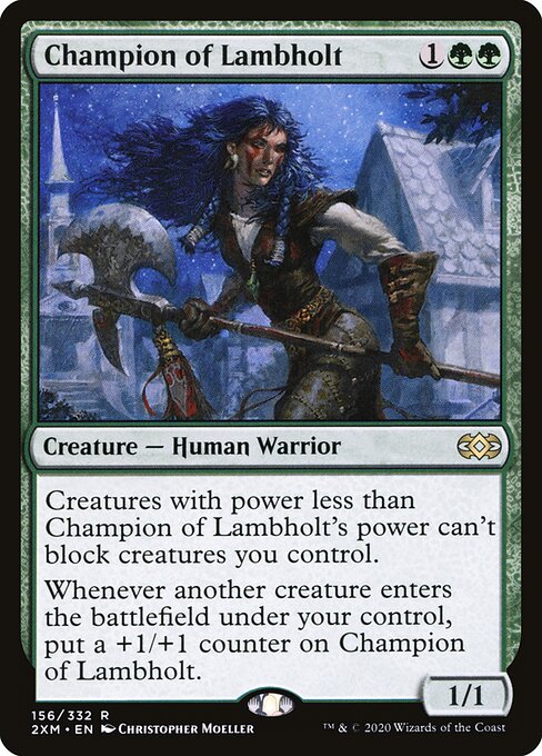 Champion of Lambholt 2XM-156 Rare Near Mint Englisch