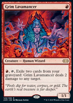 Grim Lavamancer 2XM-129 Rare Near Mint Englisch