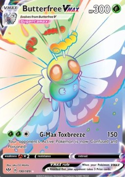 Butterfree VMAX DAA-190 Secret Rare Near Mint Englisch