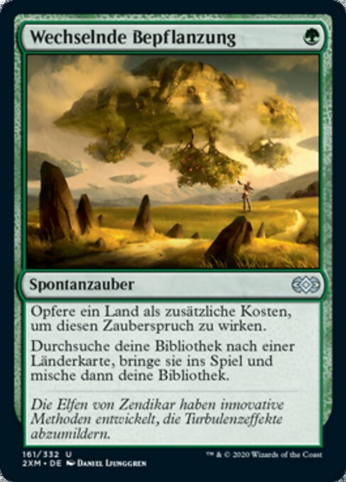 Wechselnde Bepflanzung 2XM-161 Uncommon Near Mint Deutsch