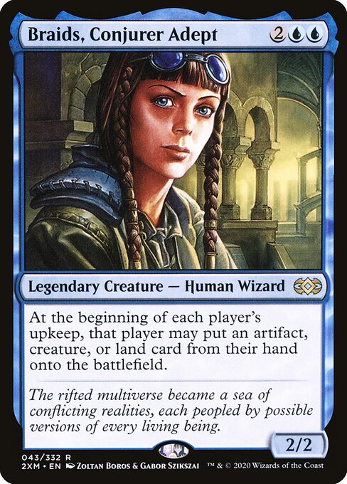 Braids, Conjurer Adept 2XM-43 Rare Near Mint Englisch