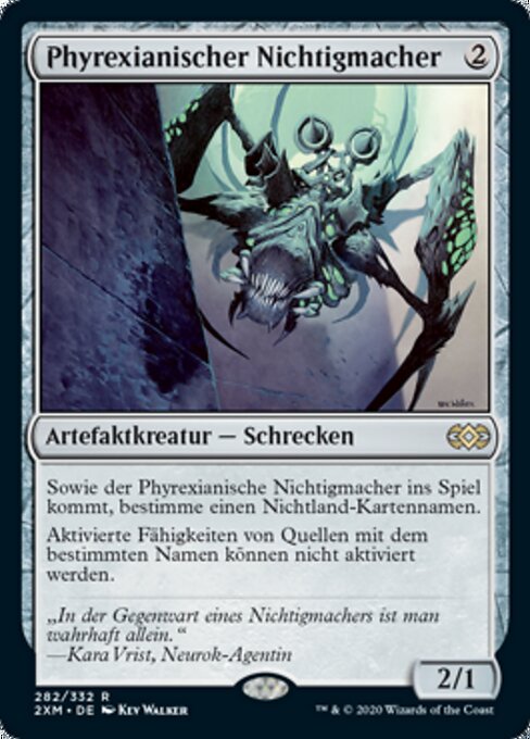 Phyrexianischer Nichtigmacher 2XM-282 Rare Excellent Deutsch