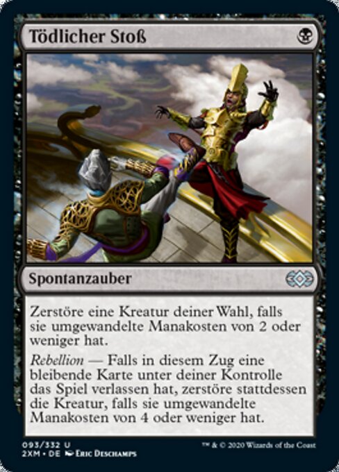 Tödlicher Stoß 2XM-93 Uncommon Near Mint Deutsch Foil