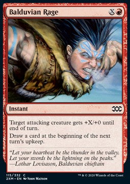 Balduvian Rage 2XM-115 Common Near Mint Englisch Foil