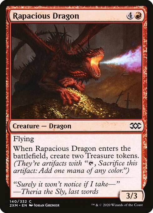 Rapacious Dragon 2XM-140 Common Near Mint Englisch Foil