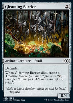 Glänzende Barriere 2XM-257 Common Excellent Englisch Foil