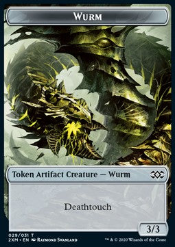 Wurm Token (Artifact 3/3 Deathtouch) X2XM-T29 Token Near Mint Englisch
