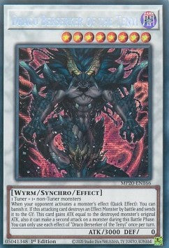 Dracho-Berserker der Tenyi MP20-DE166 Secret Rare Near Mint Deutsch 1. Auflage