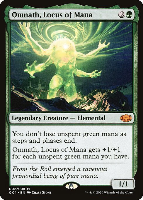 Omnath, der Sammelpunkt des Manas CC1-2 Mythic Near Mint Englisch