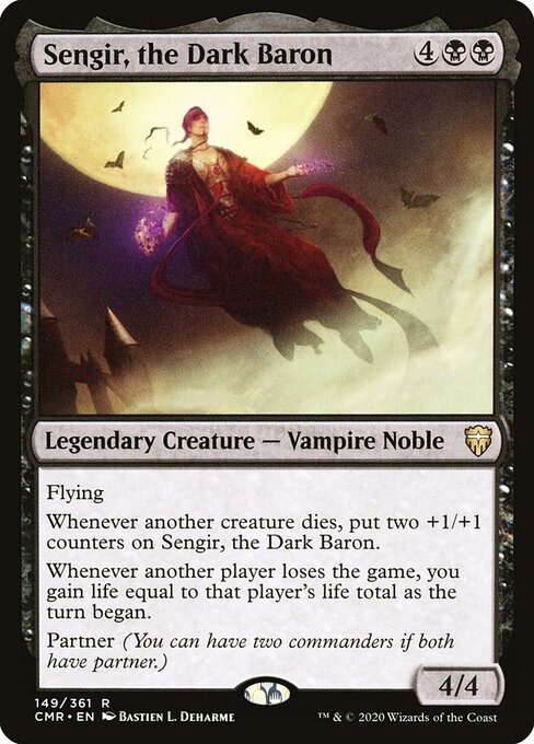 Sengir, the Dark Baron CMR-149 Rare Near Mint Englisch Foil