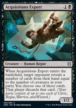 Beschaffungsexpertin ZNR-89 Uncommon Excellent Englisch Foil