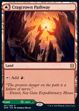 Cragcrown Pathway // Timbercrown Pathway ZNR-261 Rare Excellent Englisch