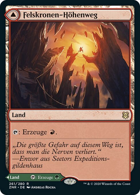 Felskronen-Höhenweg // Waldkronen-Höhenweg ZNR-261 Rare Near Mint Deutsch