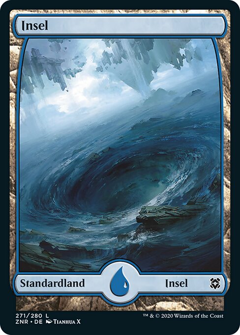 Insel (V.3) ZNR-271 Land Excellent Deutsch