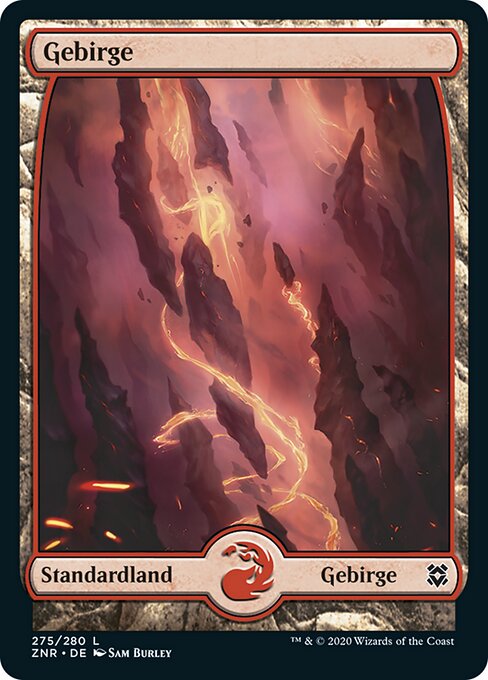 Gebirge (V.1) ZNR-275 Land Excellent Deutsch
