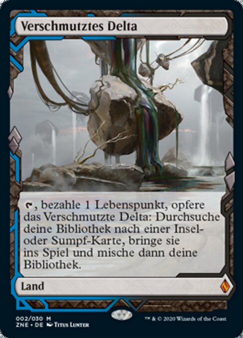 Verschmutztes Delta ZNE-2 Mythic Excellent Deutsch Foil